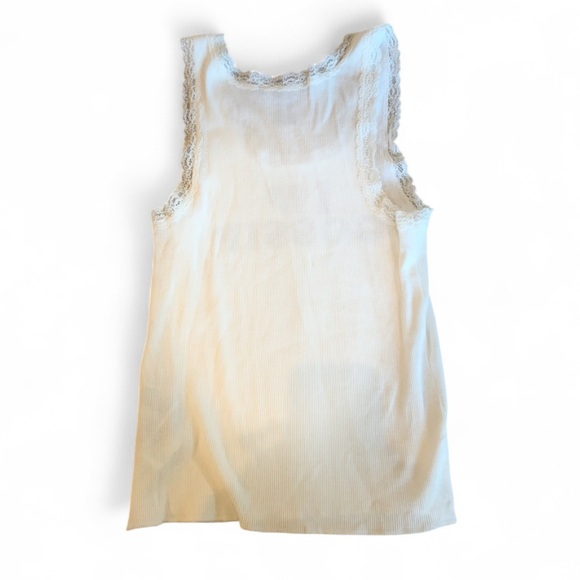 Forever 21 White Lace Trim Tank - Picture 3 of 3